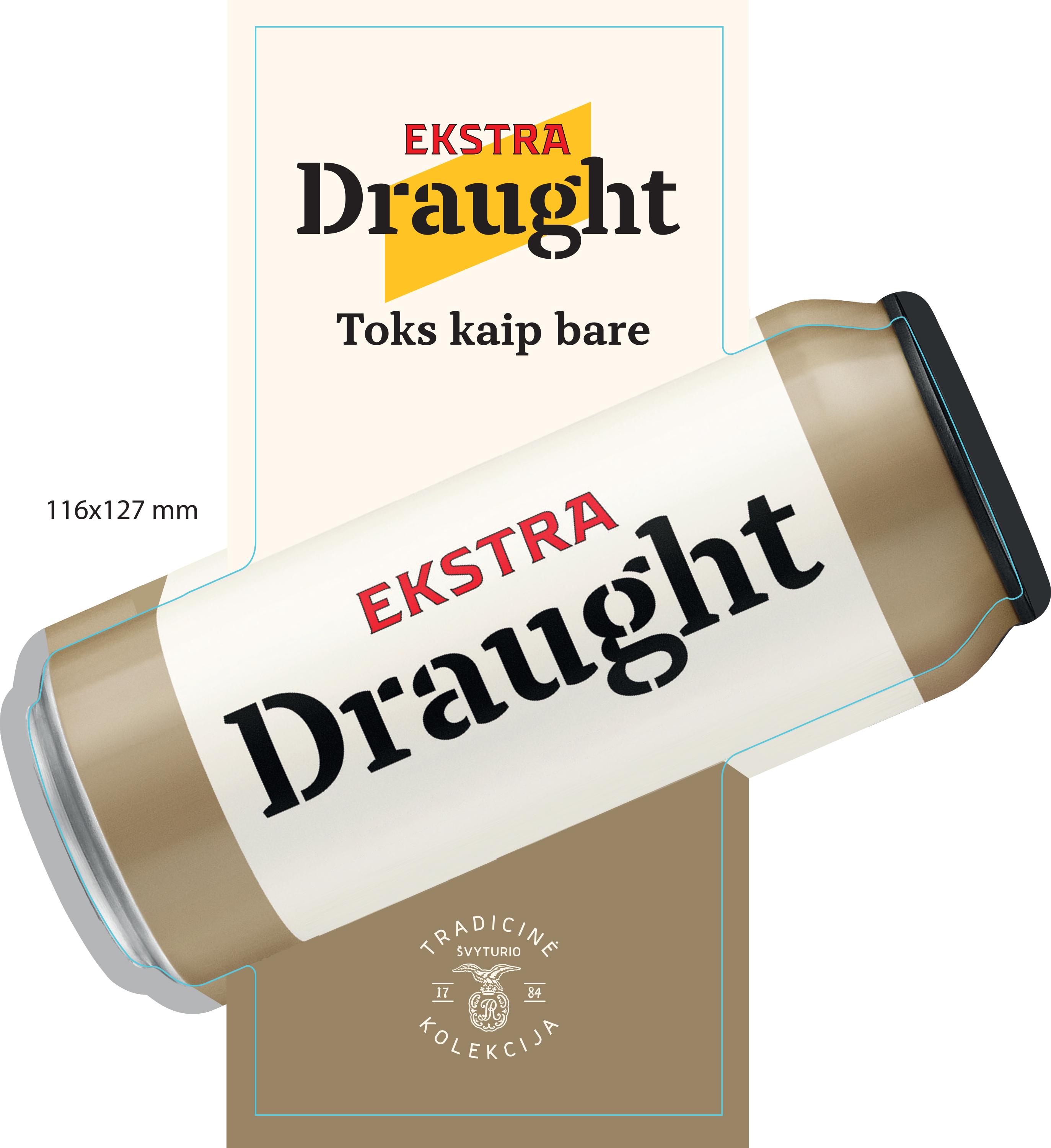 Prekės ženklas: EKSTRA Draught Toks kaip bare TRADICINĖ ŠVYTURIO KOLEKCIJA